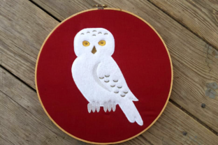 A Designer's Take on the Snowy Owl Applique