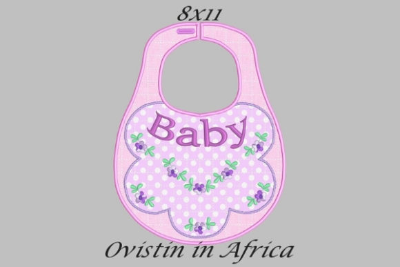 A Designer’s Review of the Baby Floral Bib Embroidery Pattern