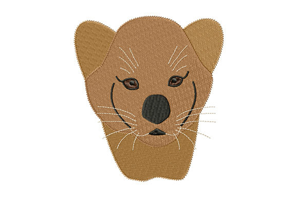 Cute Lion Cub: Embroidery Design Review for Business
