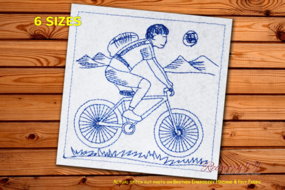 Cycling in Blue: A Timeless Outdoor Design