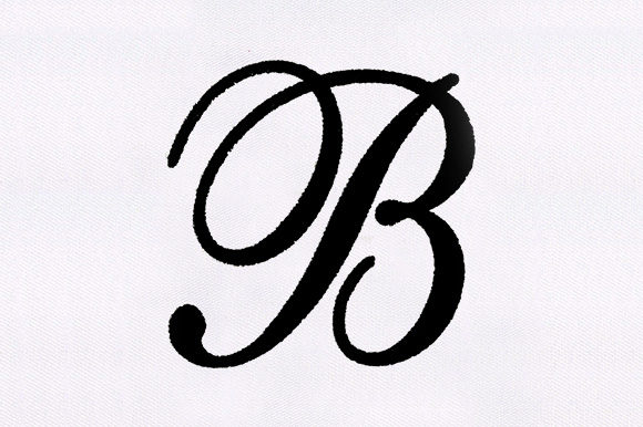 Fancy B: A Wedding Monogram Design for Craft Fair Elegance