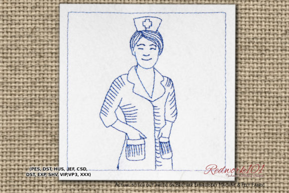Hospital Nurse Lineart Design: A Business Branding Review