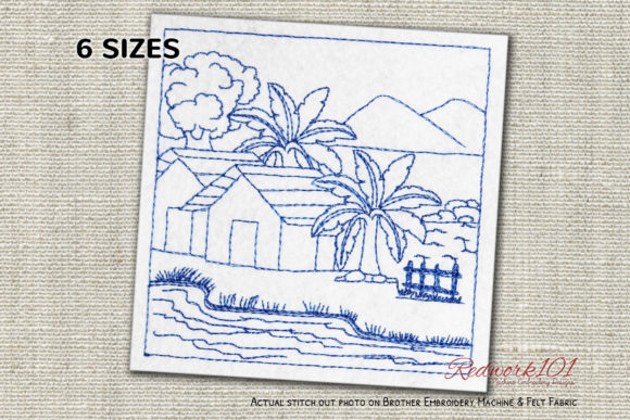 Small Village House with River Redwork: A Designer’s Review