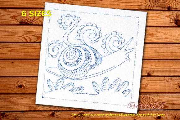 White-lipped Snail Embroidery Review for Gift Shops